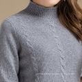 Various Colors Women Cashmere Woolen Sweater With Knitwear Design Pattern